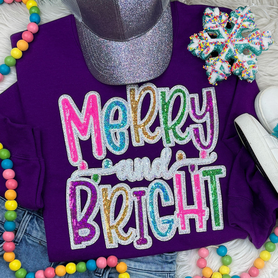 Merry and Bright Tshirt- Adult