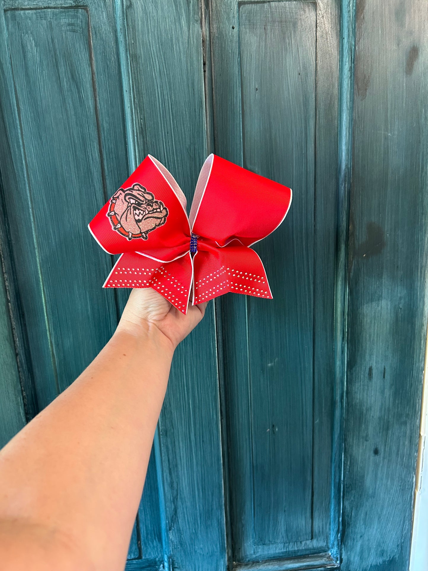 Plainview Bulldog Hairbow