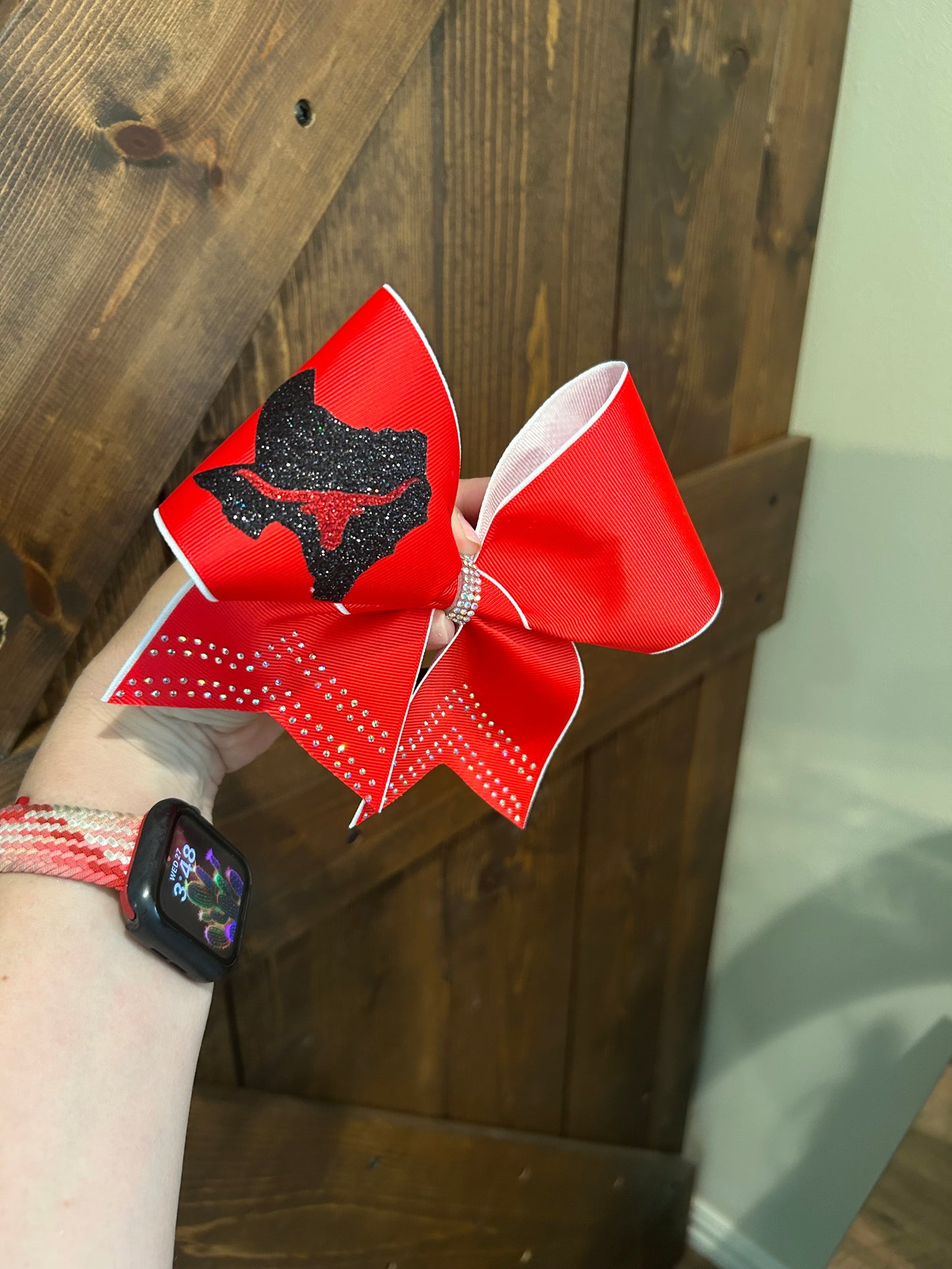 Lockney Longhorn Hair Bow