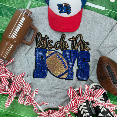 Lets Do This Boys Sweatshirt: Adult