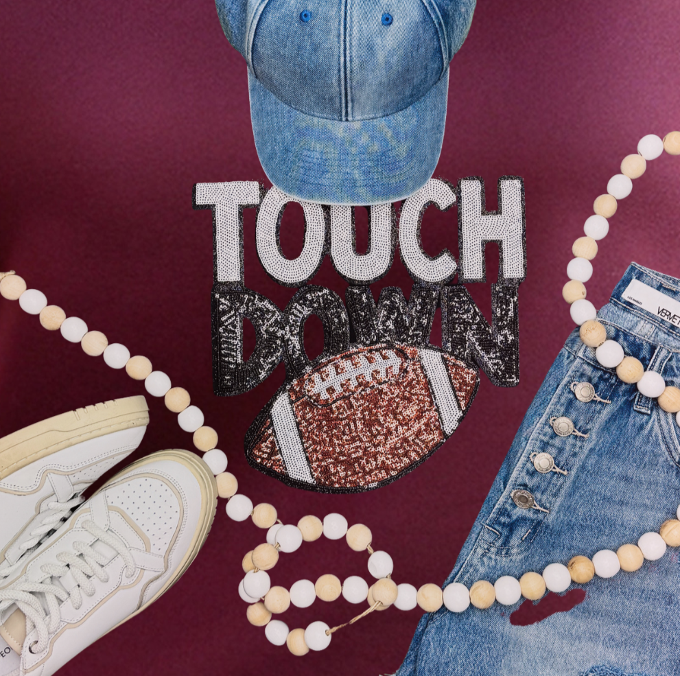 Sequin Touchdown Sweatshirt: Adult