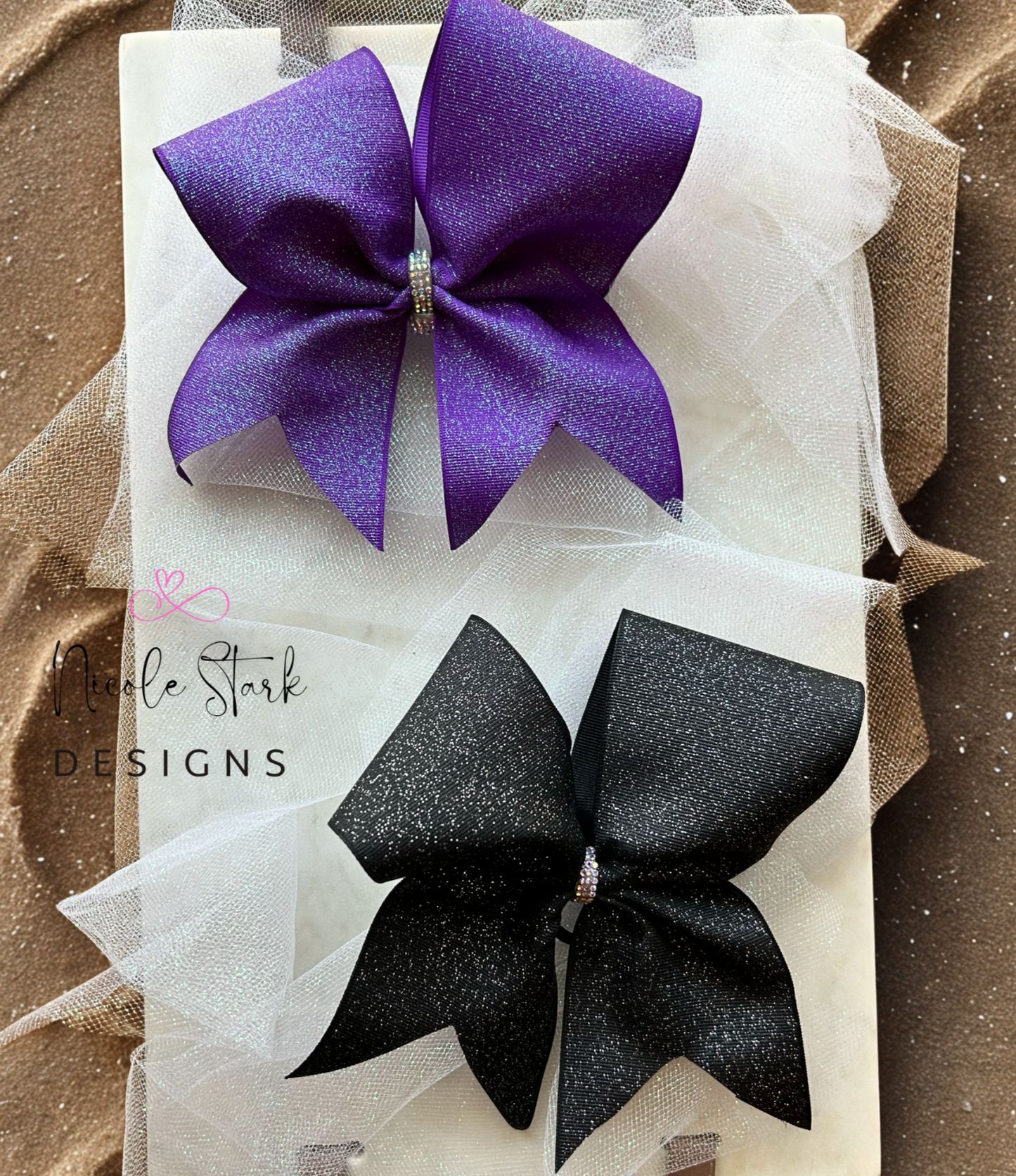 Large Glitter Bows