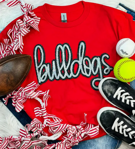 Bulldogs Sequin Sweatshirt: Adult