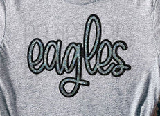 Eagle Silver Sequin Sweatshirt: Adult