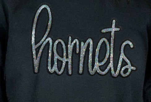 Hornets Sequin Sweatshirt: Adult