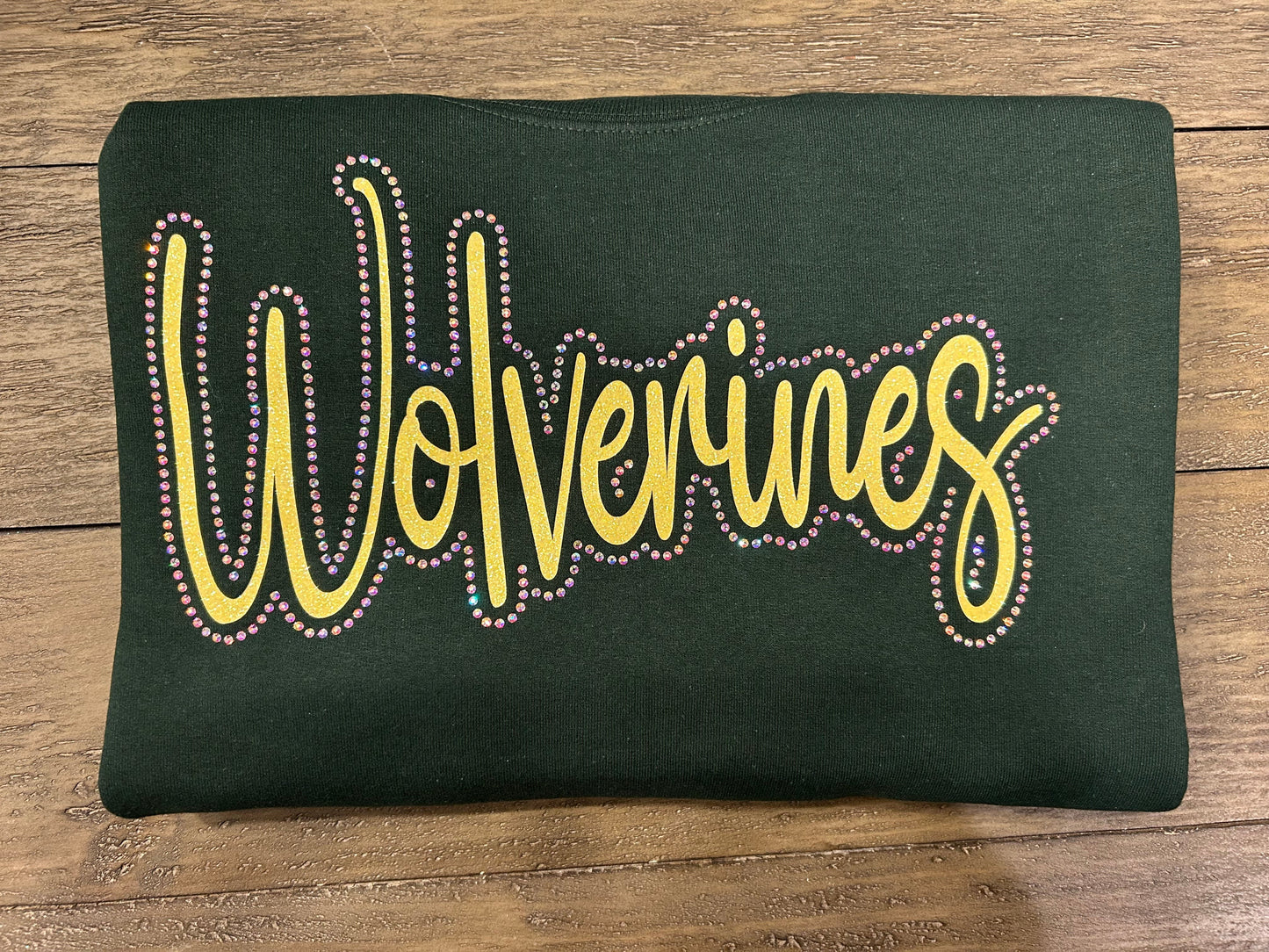 Rhinestone Mascot Sweatshirt- Adult