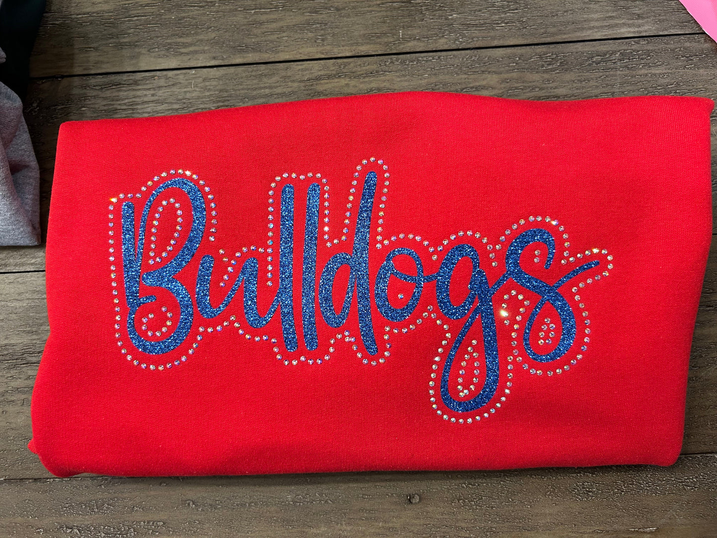 Rhinestone Mascot Sweatshirt- Adult