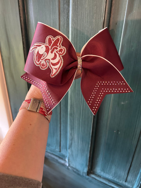 Tulia Hornets Hair Bow