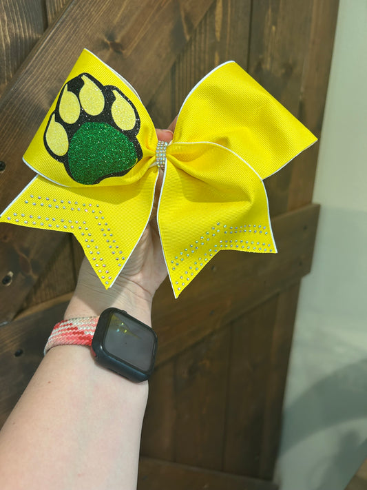 Springlake-Earth Paw Print Hair Bow