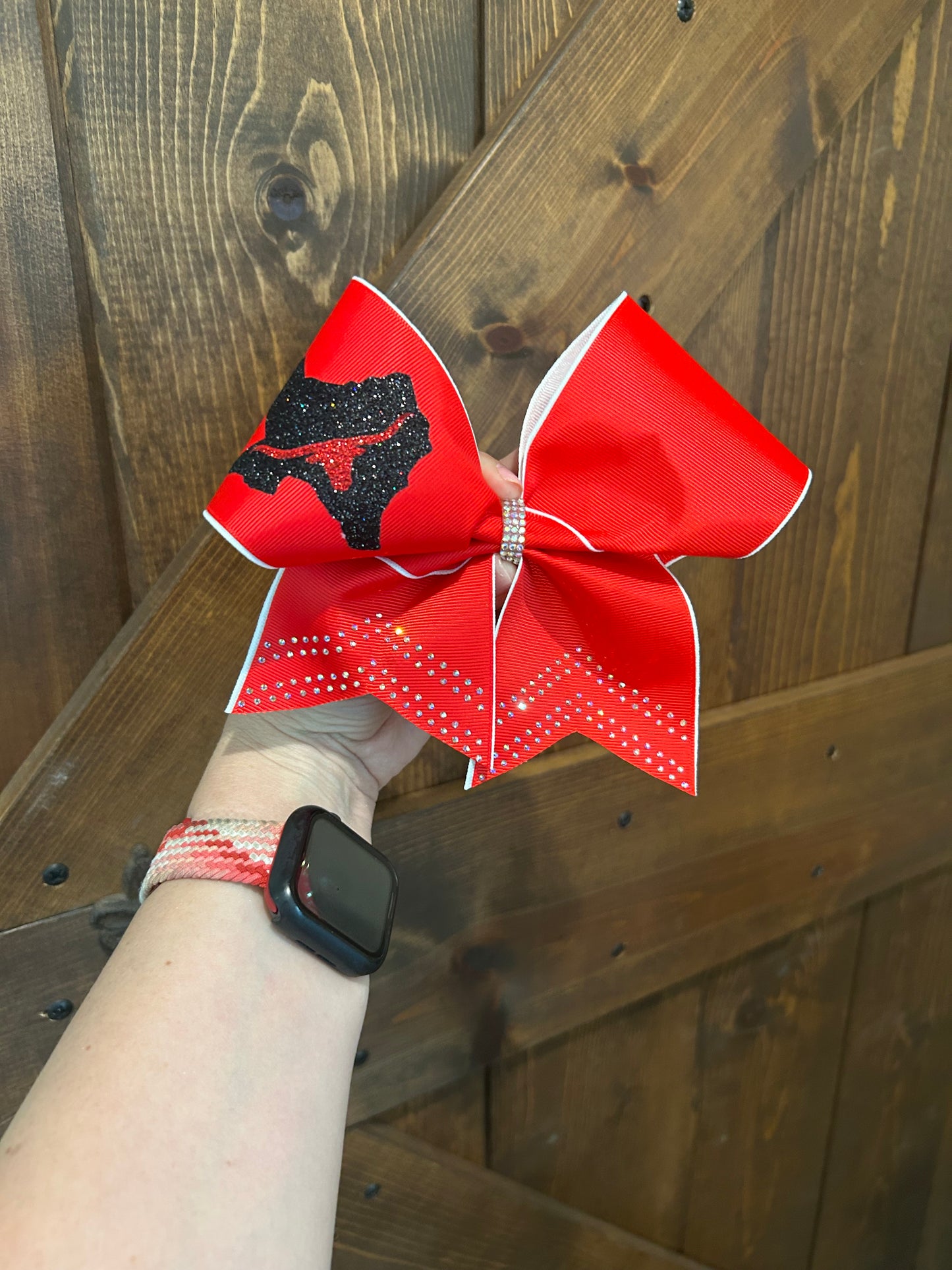 Lockney Longhorn Hair Bow