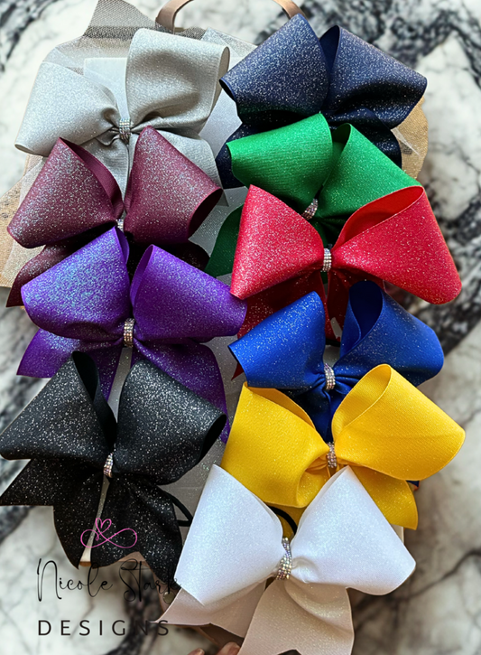 Large Glitter Bows