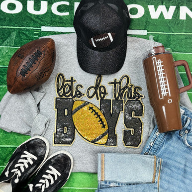 Lets Do This Boys Sweatshirt: Adult