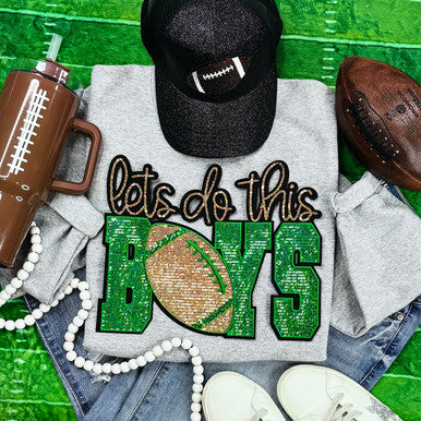 Lets Do This Boys Sweatshirt: Adult