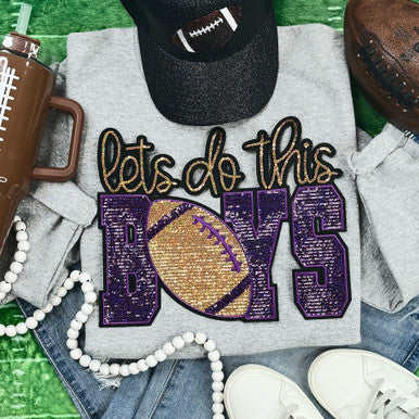 Lets Do This Boys Sweatshirt: Adult