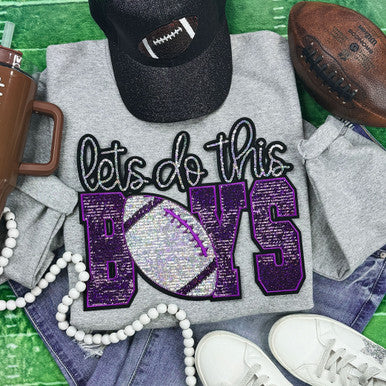 Lets Do This Boys Sweatshirt: Adult