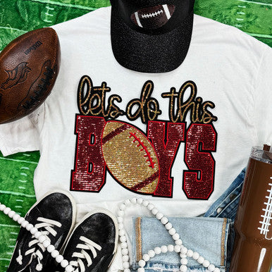 Lets Do This Boys Sweatshirt: Adult