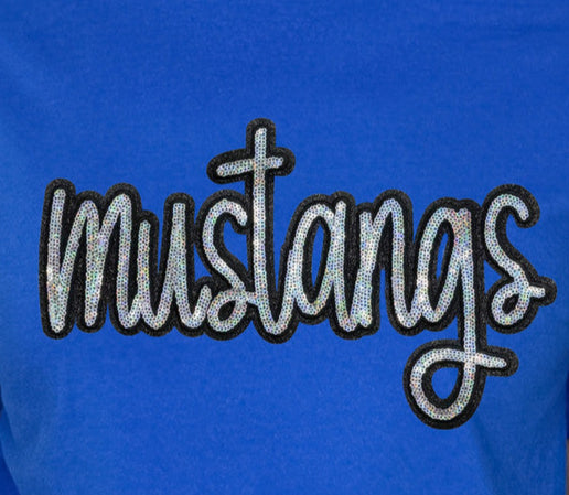Mustang Sequin Sweatshirt: Adult