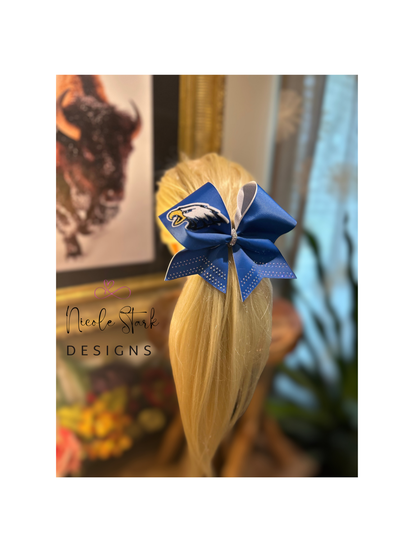 PCA Eagles Hair Bow