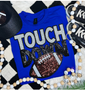 Sequin Touchdown Sweatshirt: Adult