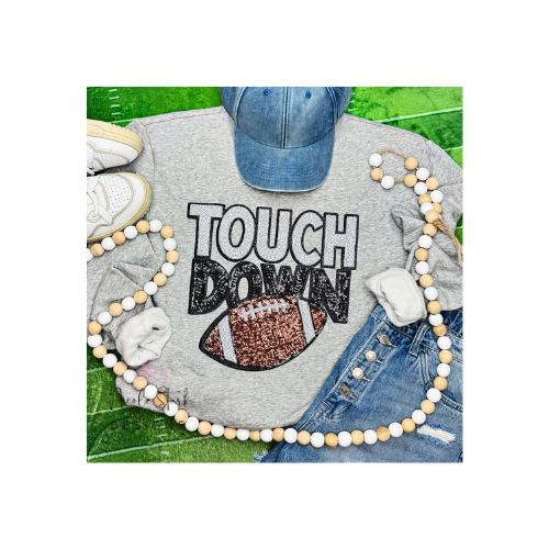 Sequin Touchdown Sweatshirt: Adult