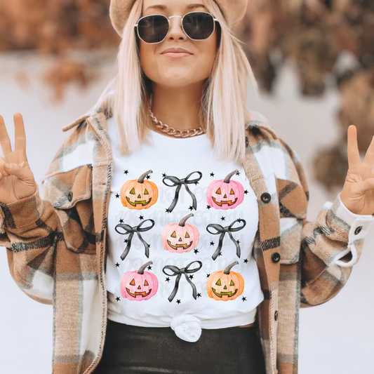 Pumpkins Coquette T shirt- Adult