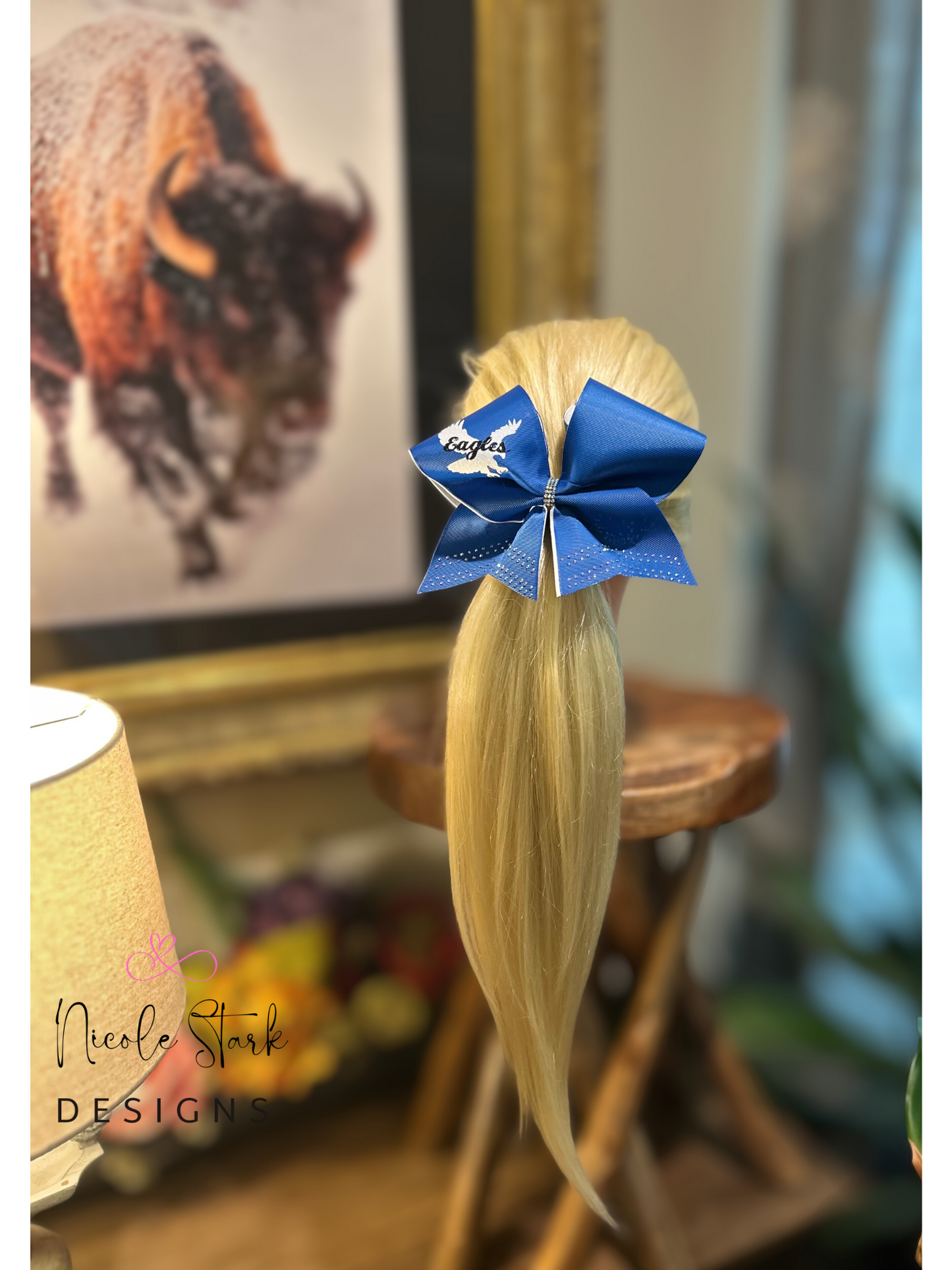 PCA Eagles Hair Bow